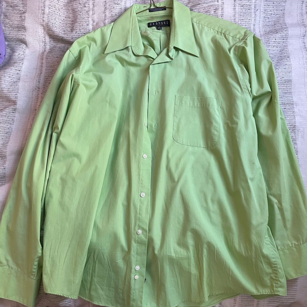 Men’s Green Dress Shirt